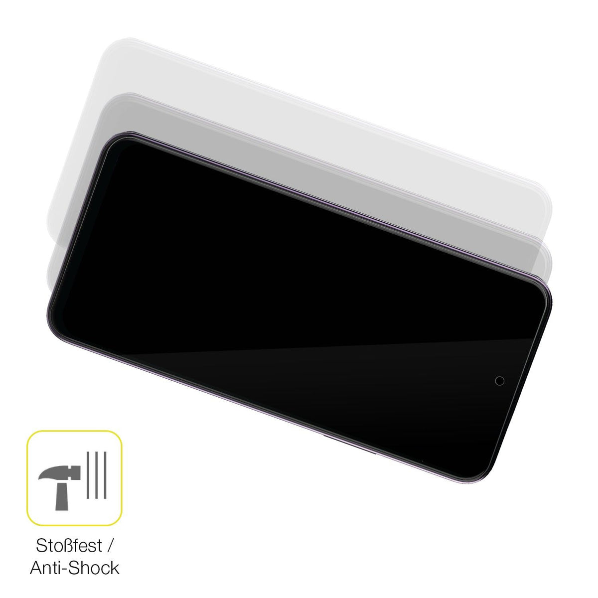 2x 3D Full Cover Schutzfolie für Nuu Mobile N30