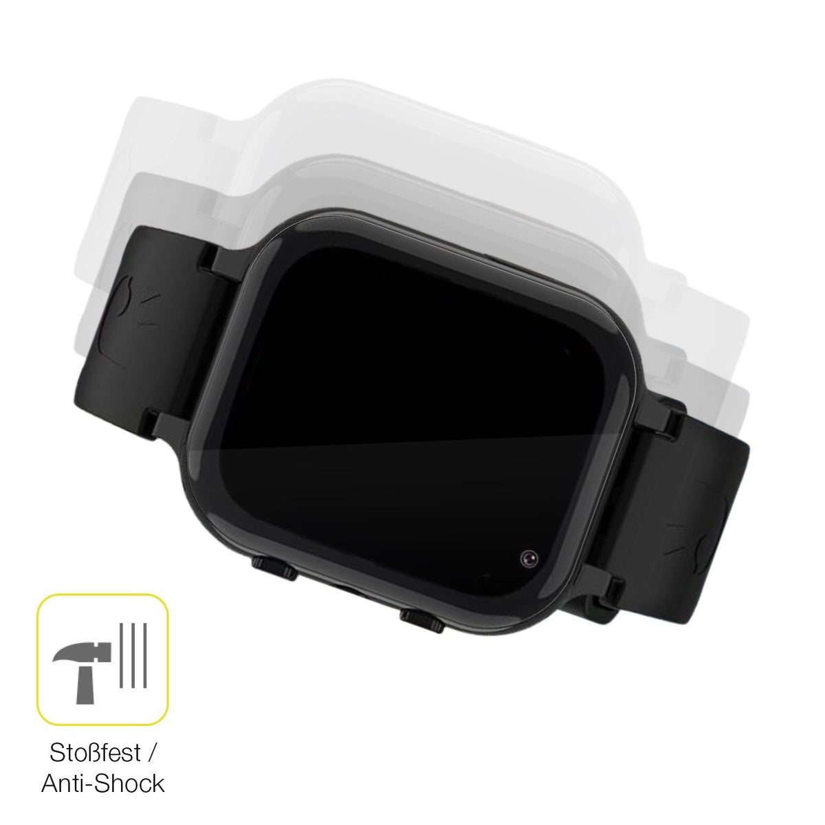 2x 3D Full Cover Schutzfolie für Ruopoem Smartwatch Kinder