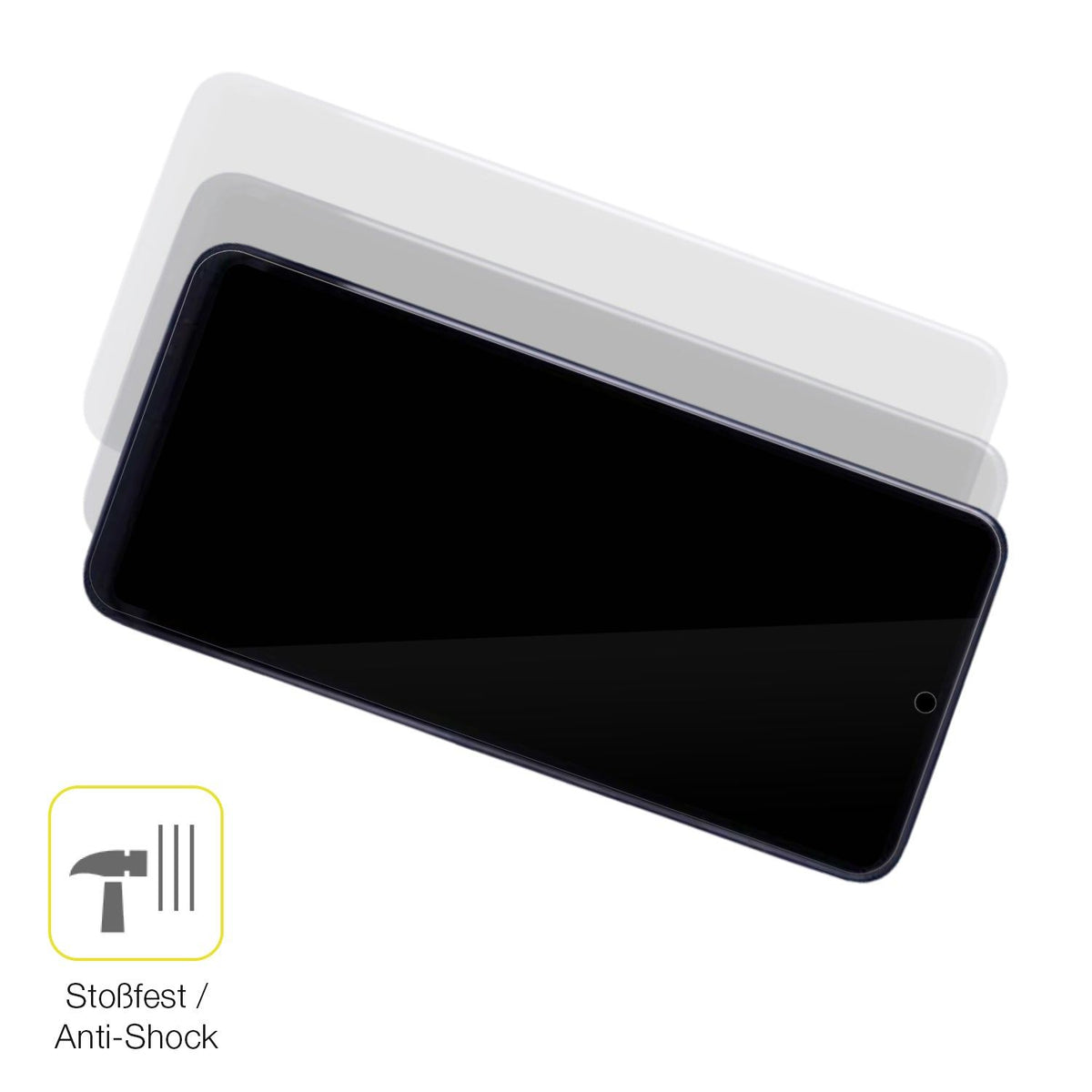 2x 3D Full Cover Schutzfolie für Oppo A5 Pro 5G