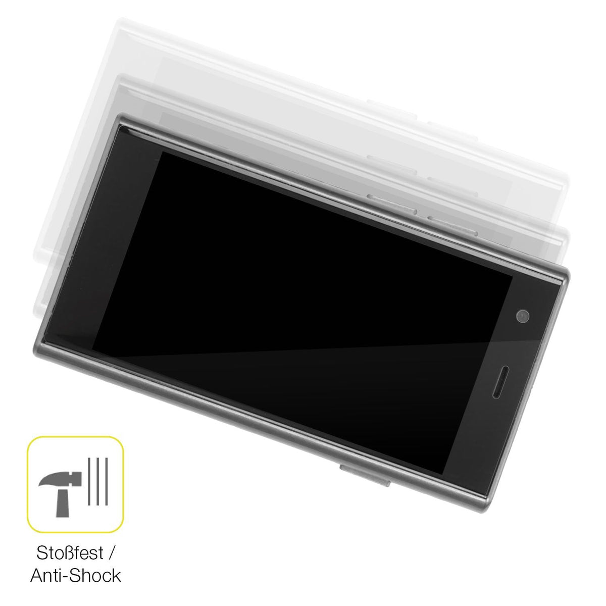 2x 3D Full Cover Schutzfolie für ATEVENSE S23 3G Mini-Smartphone