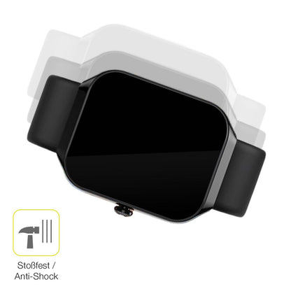 2x 3D Full Cover Schutzfolie für EMAVO SMW5 1.96 Zoll