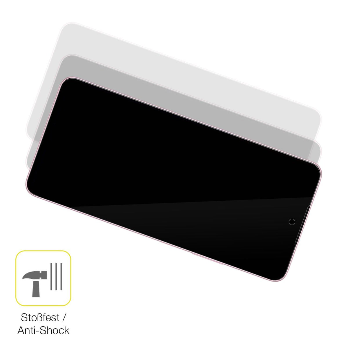 2x 3D Full Cover Schutzfolie für Oppo A5 Energy