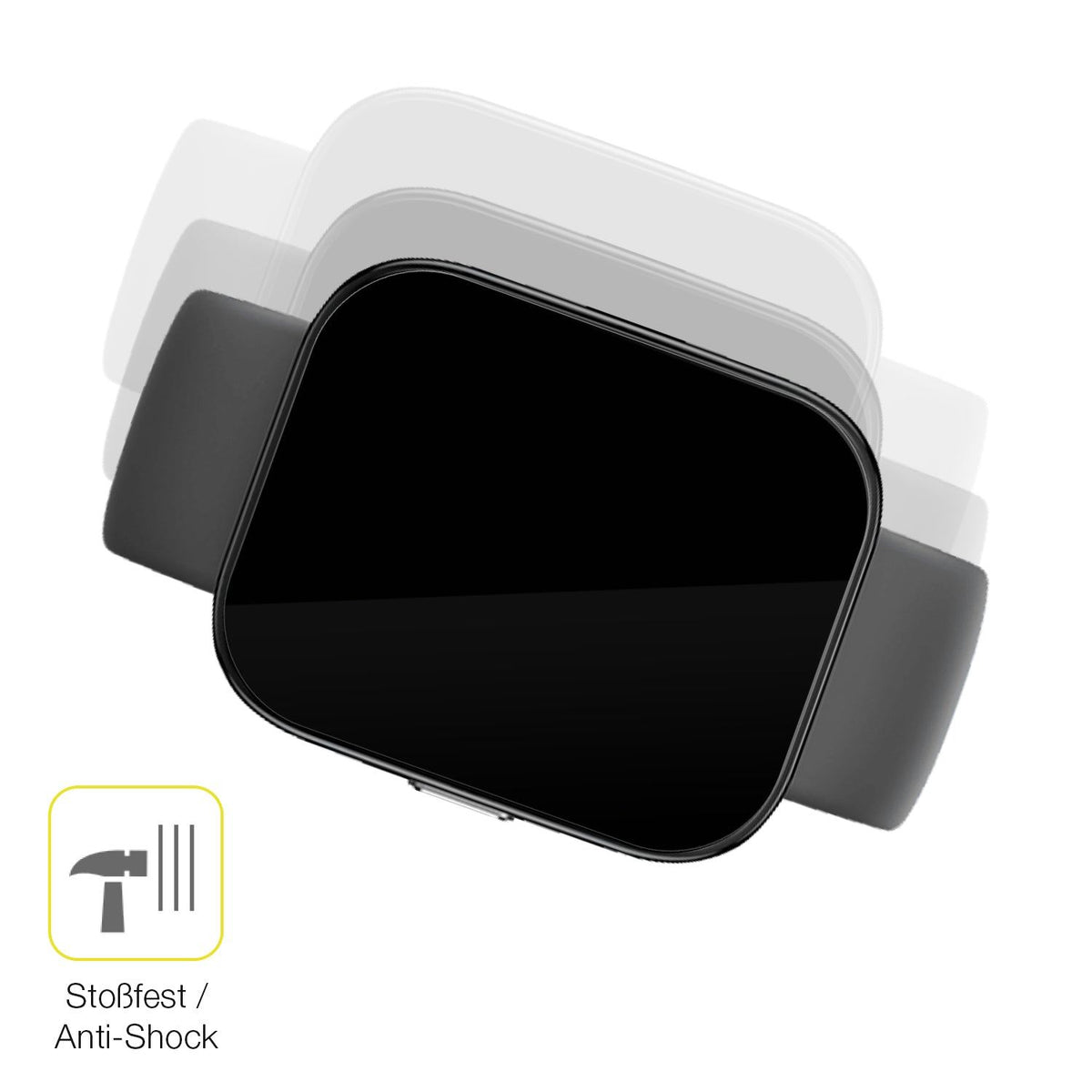 2x 3D Full Cover Schutzfolie für Amazfit bip5 38mm
