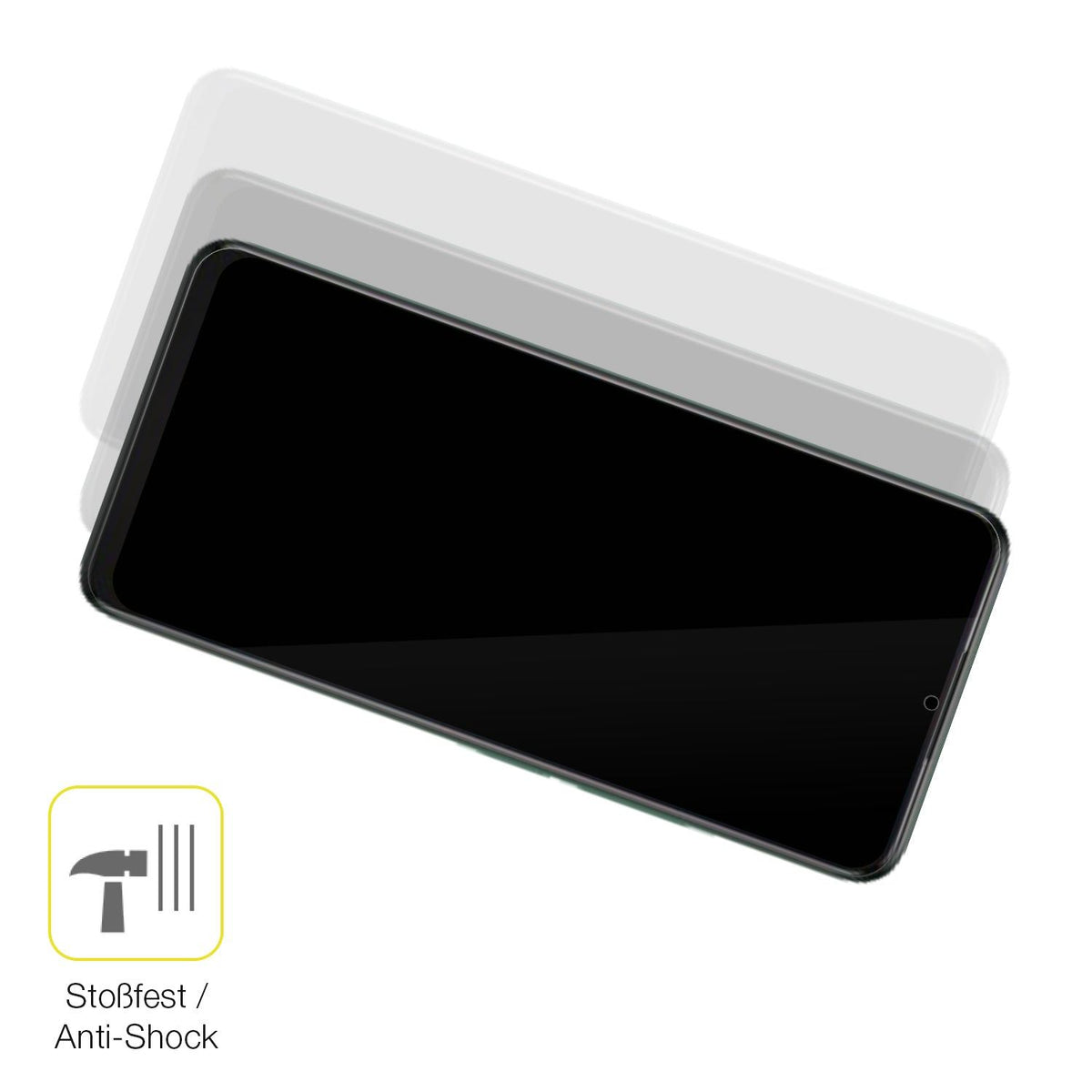 2x 3D Full Cover Schutzfolie für Alcatel 3 2025