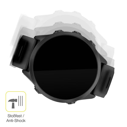 2x 3D Full Cover Schutzfolie für Garmin Forerunner 570 42mm