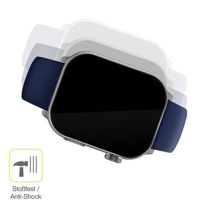 2x 3D Full Cover Schutzfolie für GARD PRO Health Smartwatch 3 41mm
