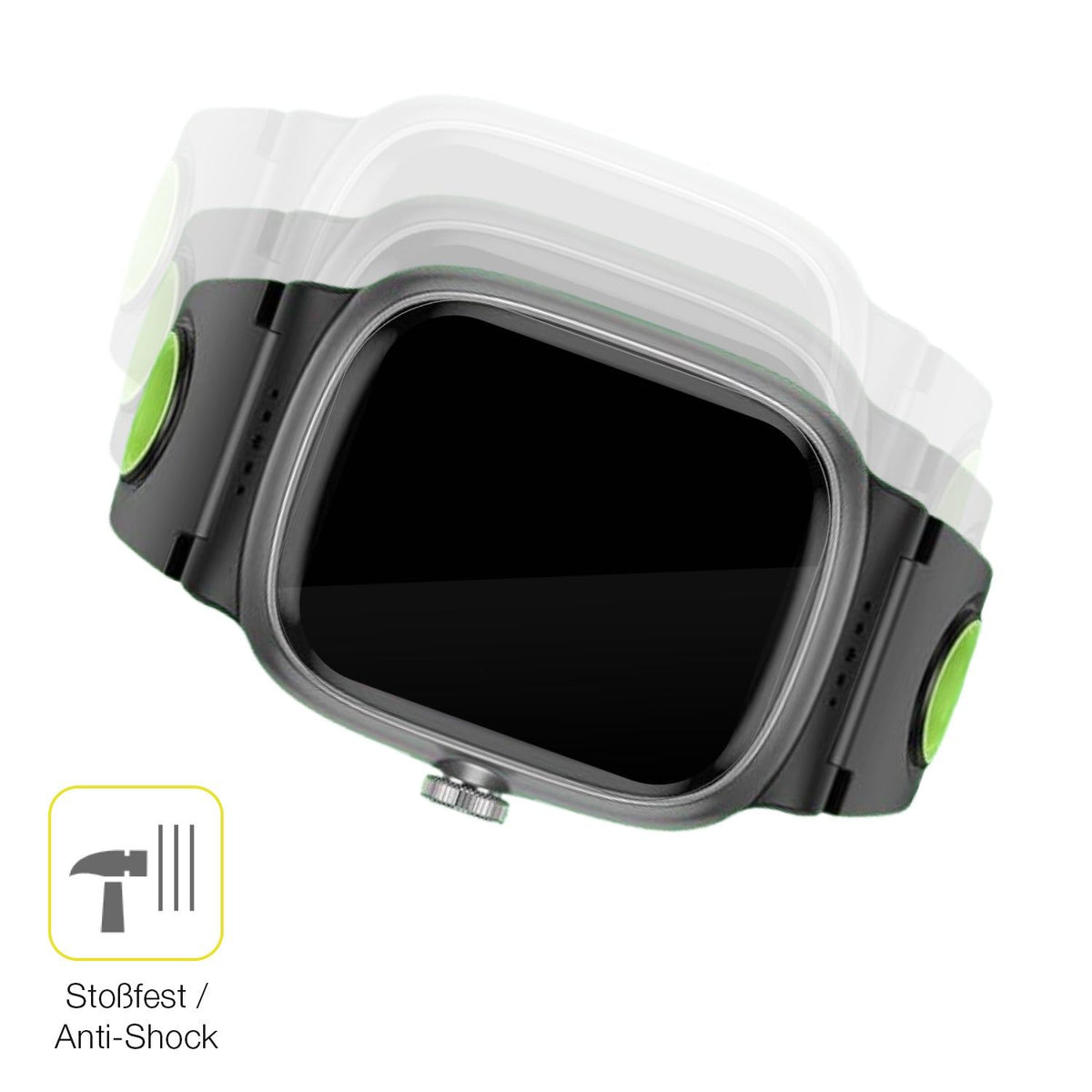 2x 3D Full Cover Schutzfolie für anyloop Kinder Smartwatch