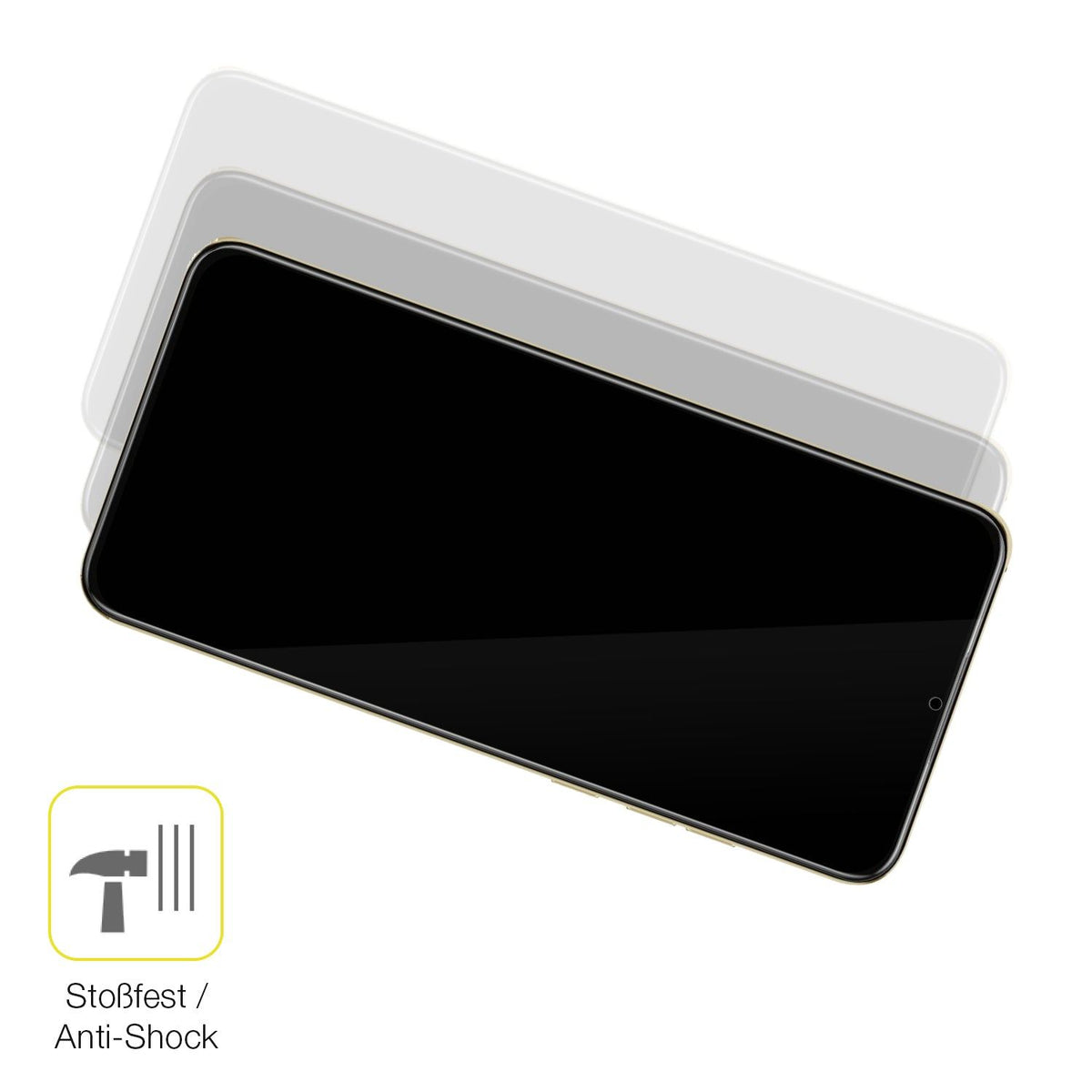2x 3D Full Cover Schutzfolie für Oukitel C57s