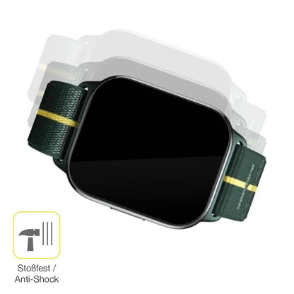 2x 3D Full Cover Schutzfolie für Motorola Moto Watch Fit 1.9 Zoll