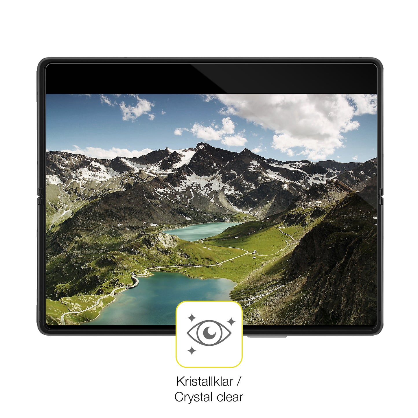 Dünne und klare Folie passend zugeschnitten für Samsung Galaxy Fold 4