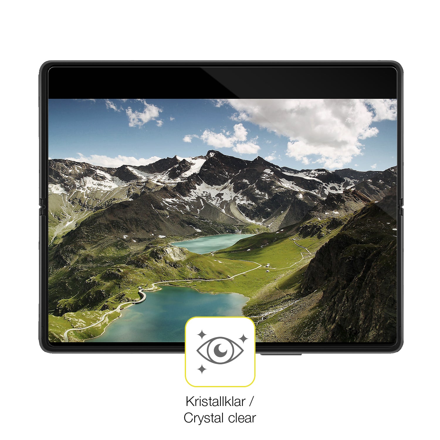 Dünne und klare Folie passend zugeschnitten für Samsung Galaxy Fold 4