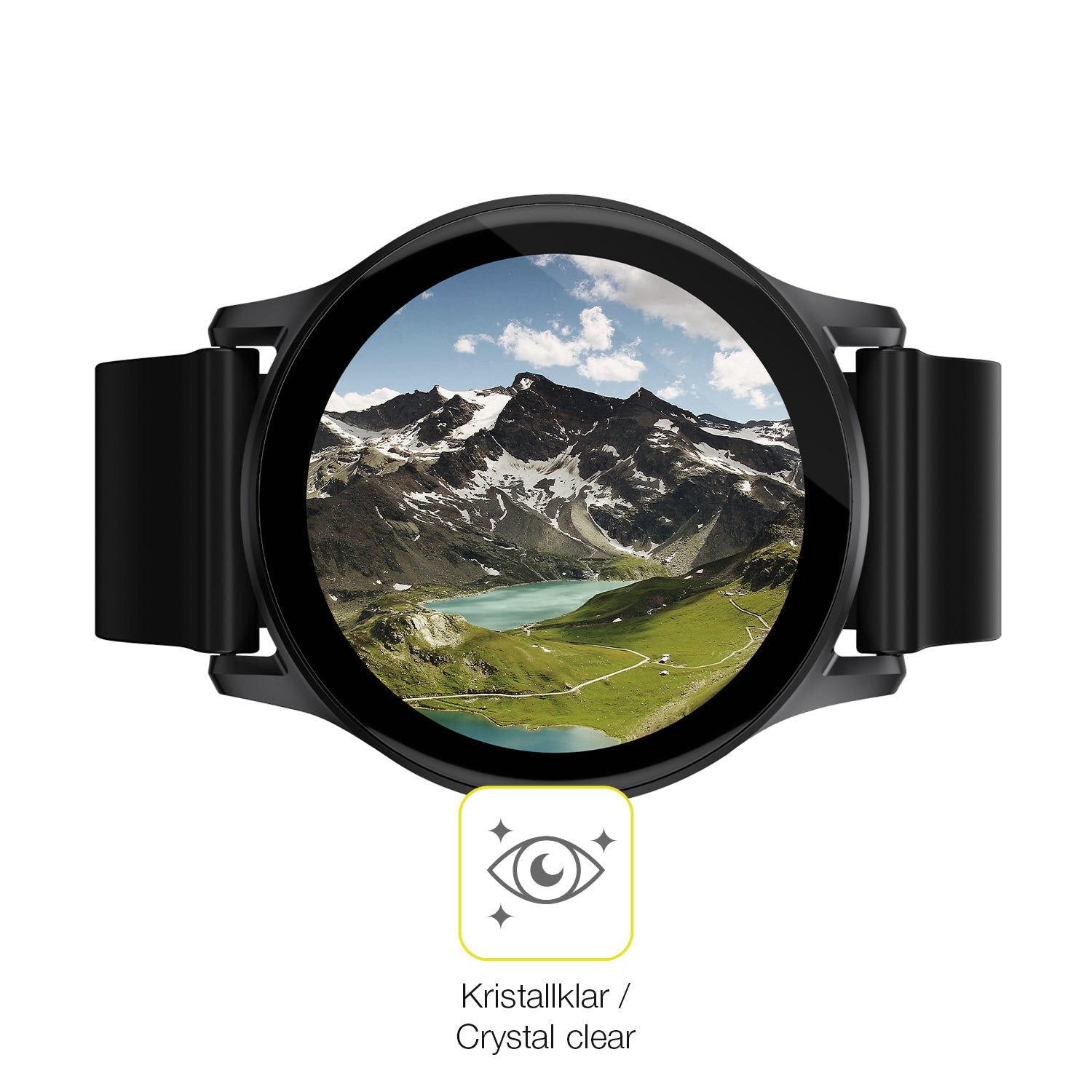 Dünne und klare Folie passend zugeschnitten für Haylou GS Smartwatch