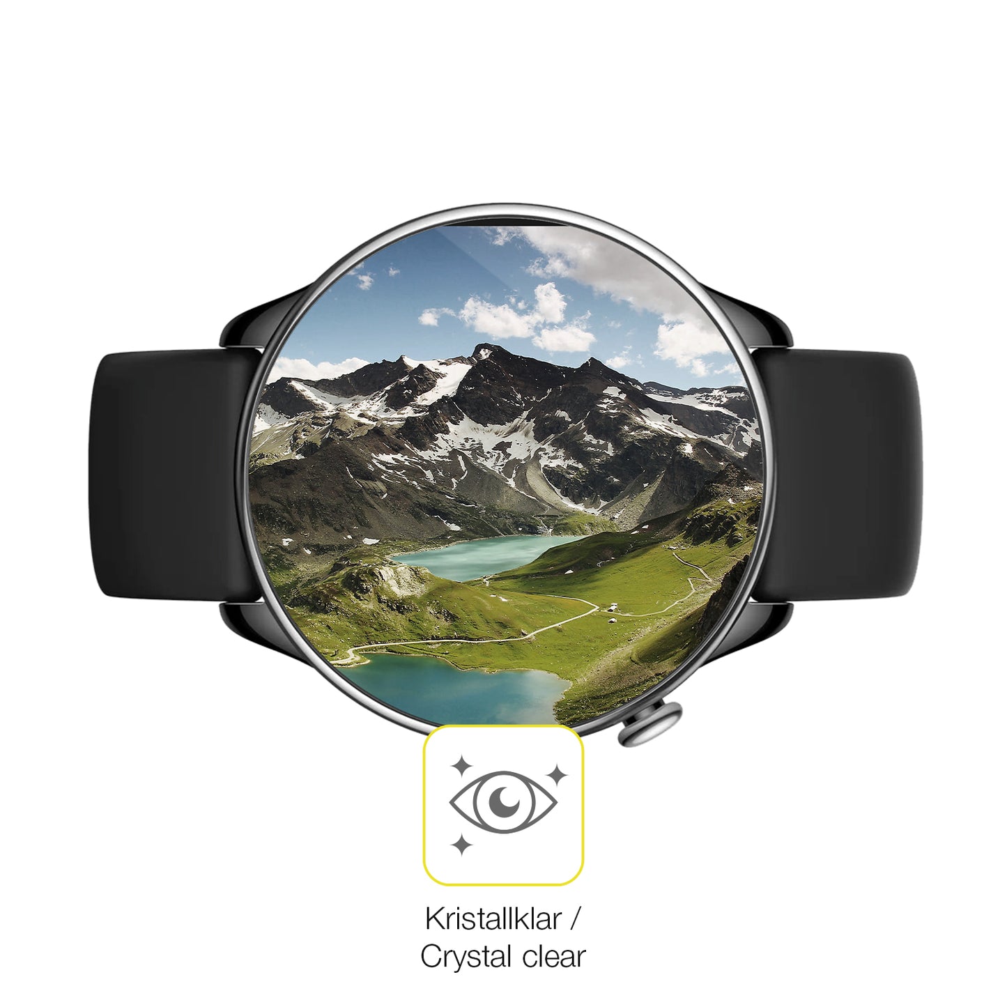 2x 3D Full Cover Schutzfolie für Amazfit GTR mini