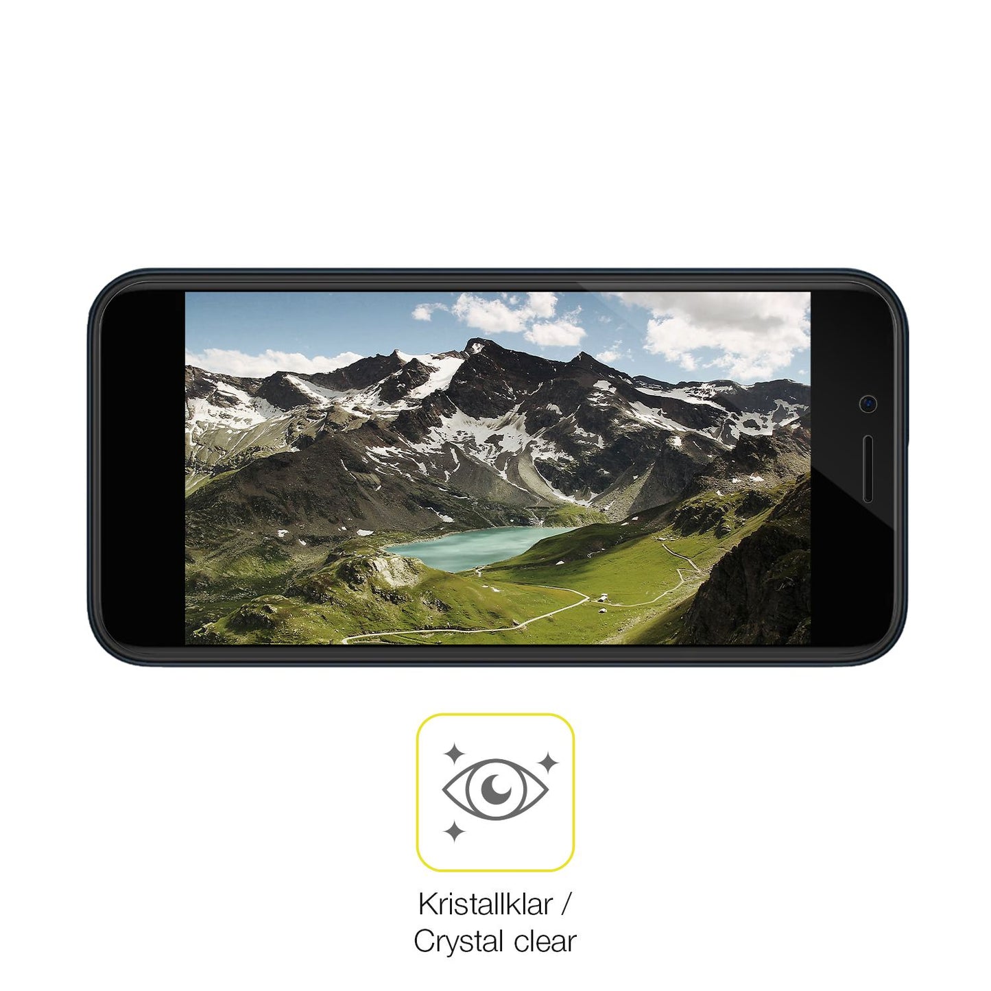 2x 3D Full Cover Schutzfolie für Mobicel MX3 Plus