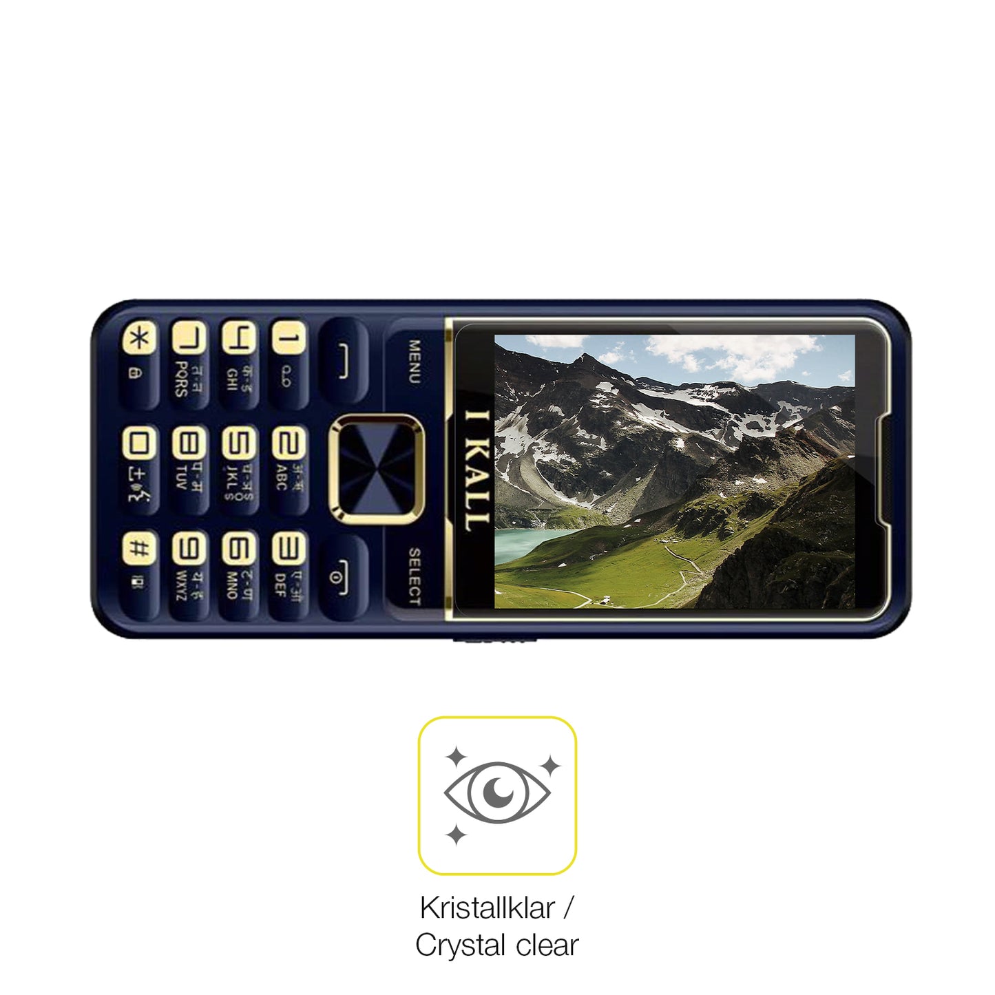 2x 3D Full Cover Schutzfolie für I Kall K20 Pro