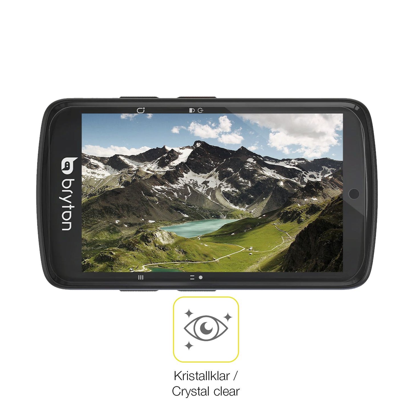 2x 3D Full Cover Schutzfolie für Bryton Rider S810
