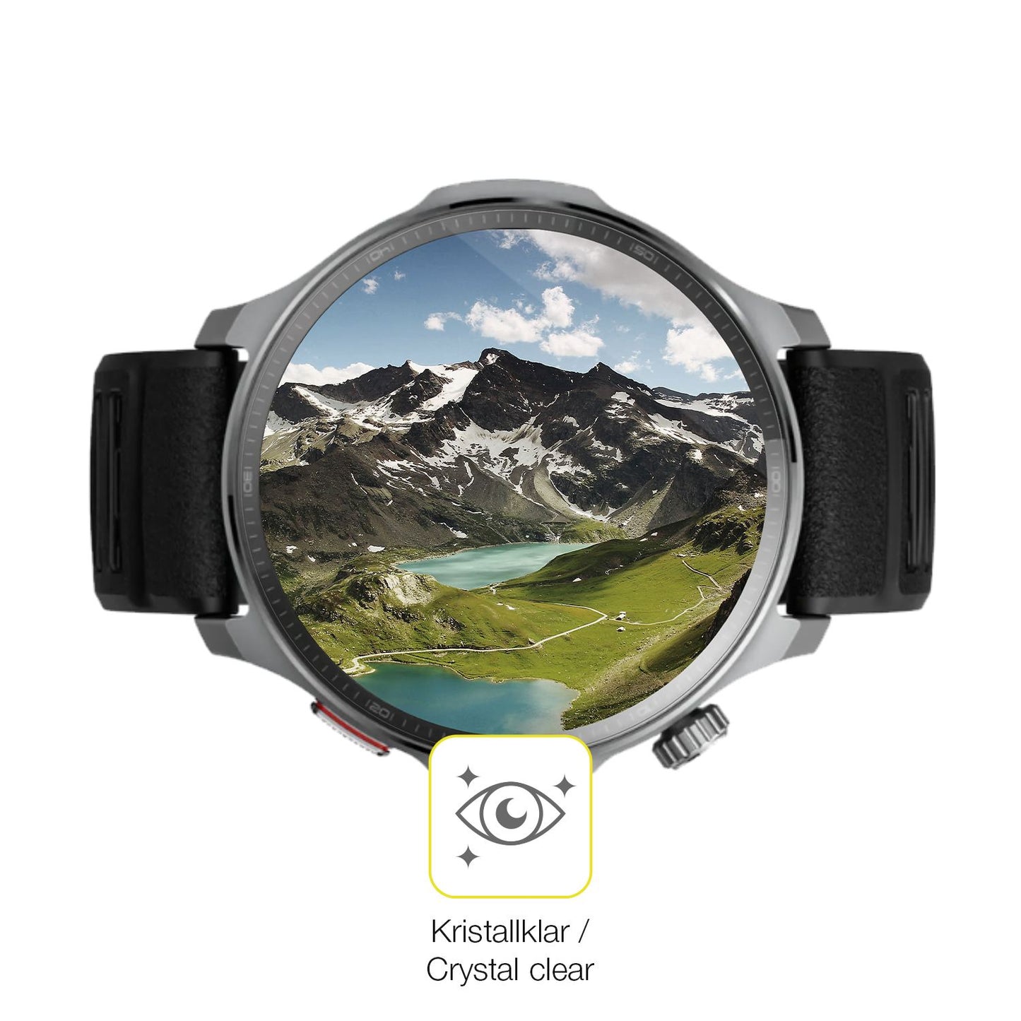 2x 3D Full Cover Schutzfolie für Huami Amazfit Balance 2 XT
