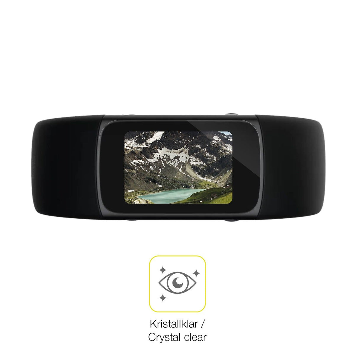 2x 3D Full Cover Schutzfolie für Fitbit Charge 6