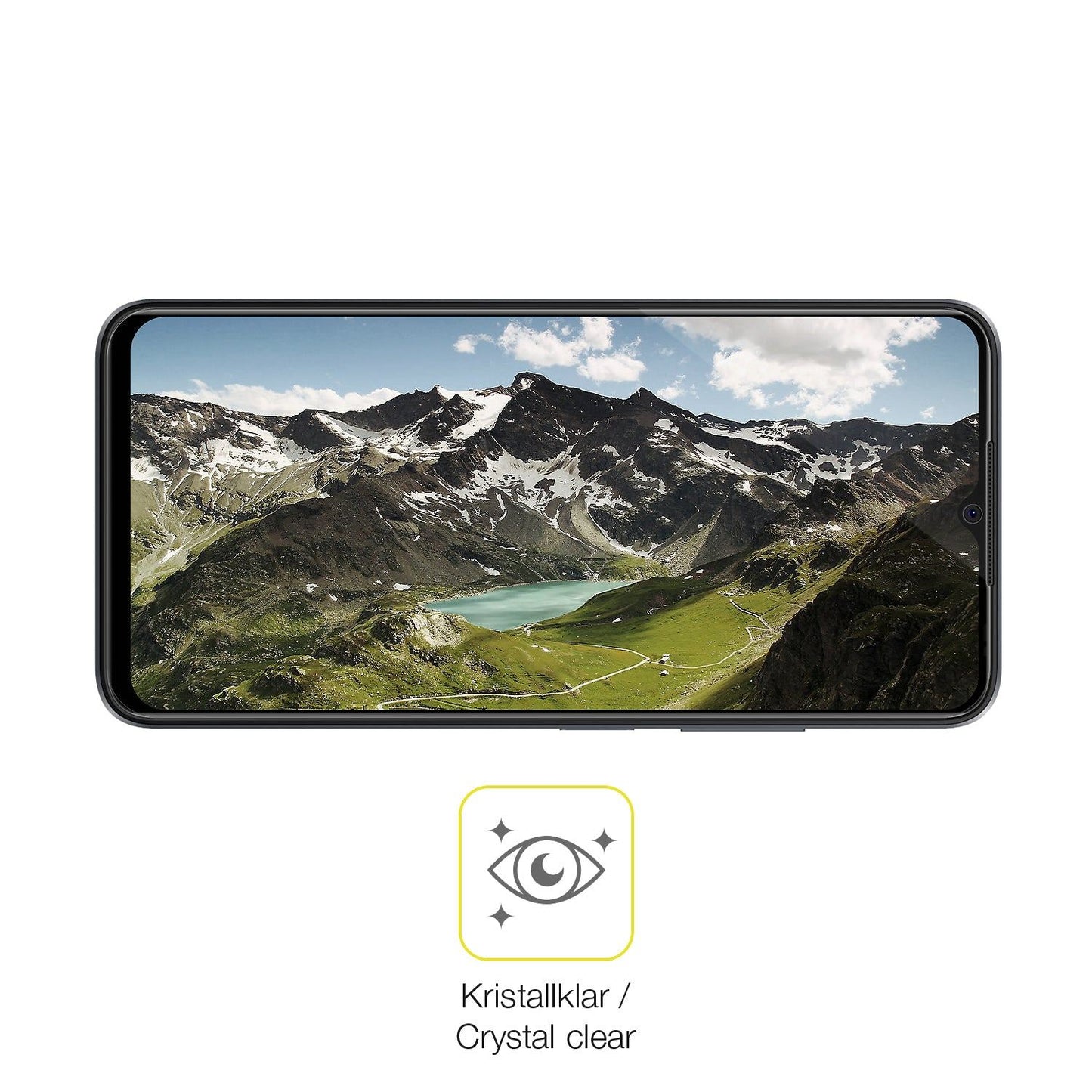 2x 3D Full Cover Schutzfolie für ZTE Blade A54 4G