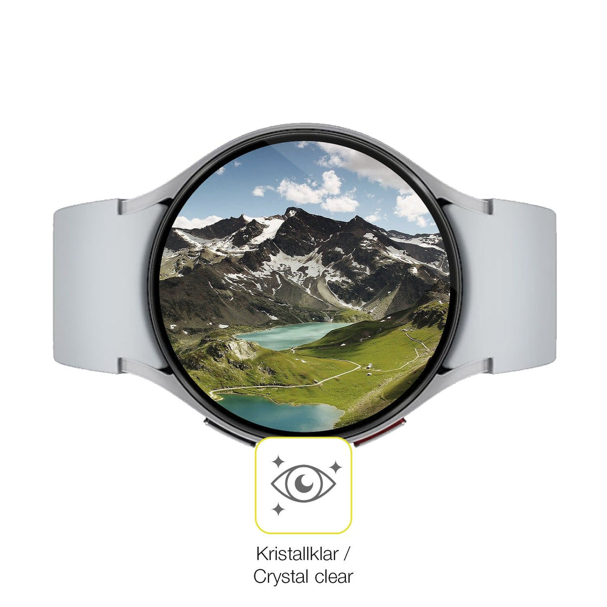 2x 3D Full Cover Schutzfolie für Samsung Galaxy Watch 6 44mm