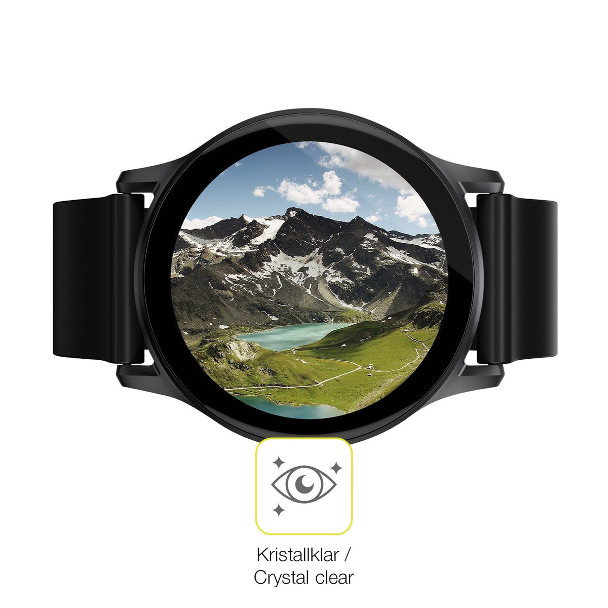 2x 3D Full Cover Schutzfolie für Haylou GS Smartwatch