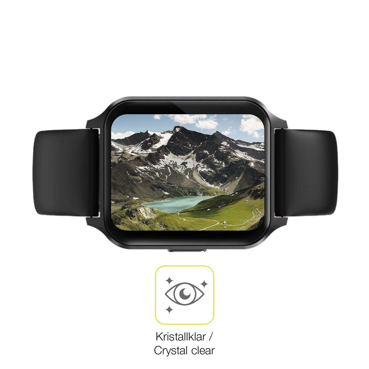 3x 3D Full Cover Schutzfolie für Touchelex 1,52 Zoll Smartwatch