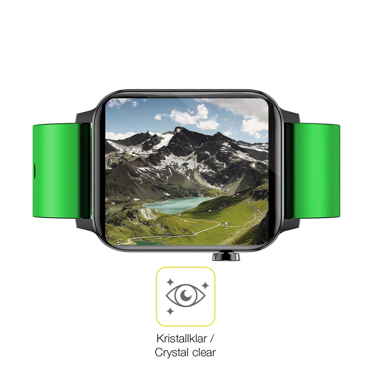 3x 3D Full Cover Schutzfolie für Judneer 1,4 Zoll Smartwatch