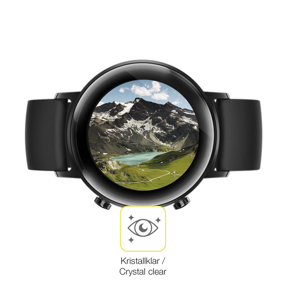 2x 3D Full Cover Schutzfolie für Huawei Watch GT2 (42mm)
