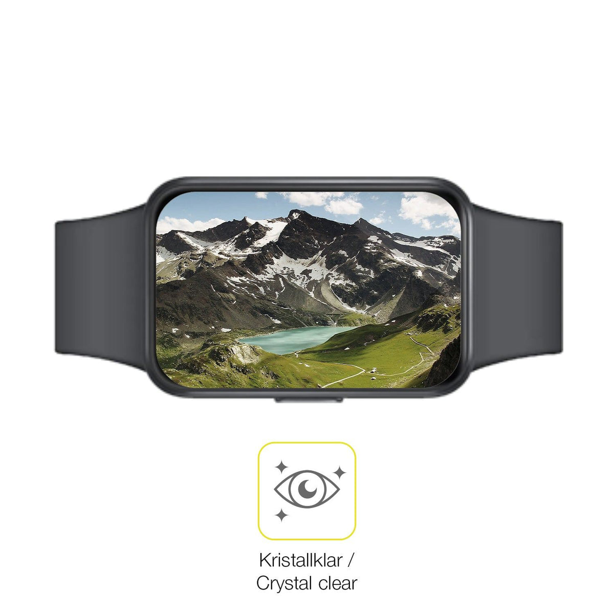 2x 3D Full Cover Schutzfolie für Samsung Galaxy Fit 3