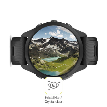 2x 3D Full Cover Schutzfolie für Garmin Forerunner 265s 42mm