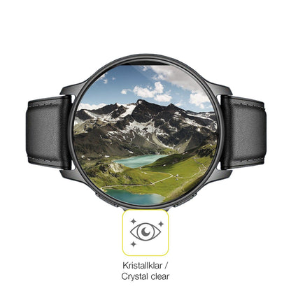 2x 3D Full Cover Schutzfolie für Smartwatch 28.5mm durchmesser