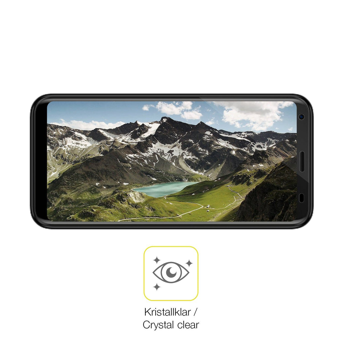 2x 3D Full Cover Schutzfolie für Logicom Le Omega