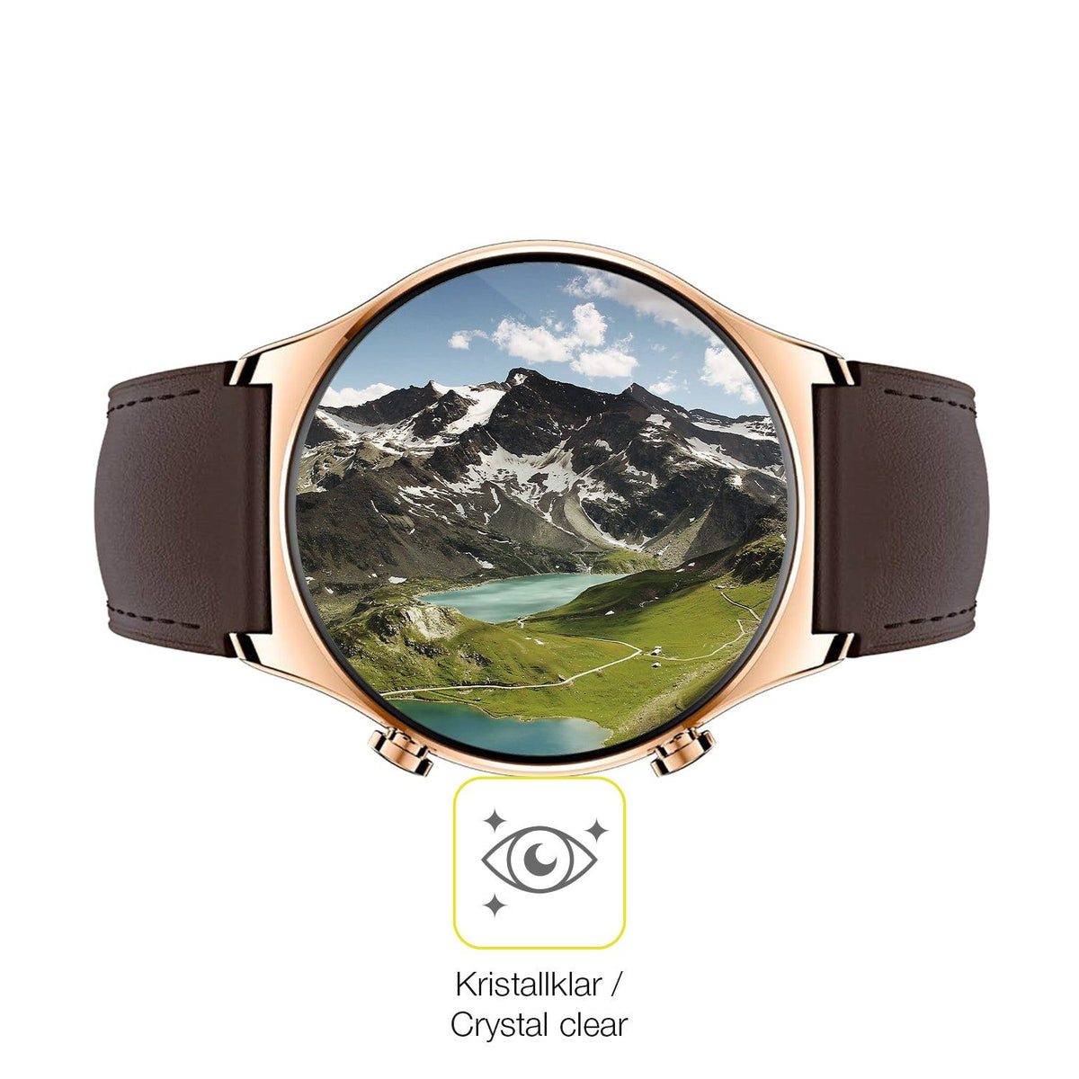 2x 3D Full Cover Schutzfolie für Honor Watch GS 3