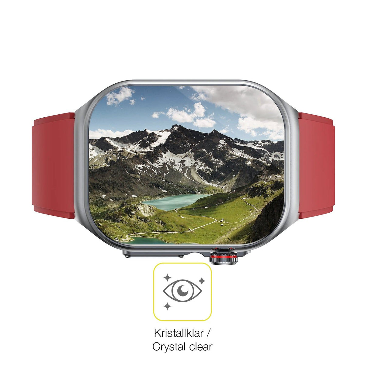 2x 3D Full Cover Schutzfolie für Rollme X3 Smartwatch
