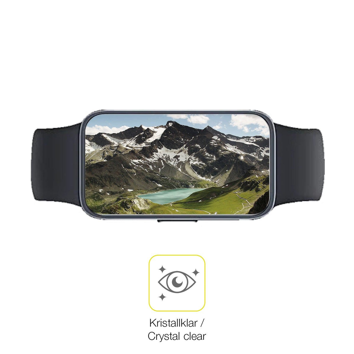 2x 3D Full Cover Schutzfolie für Huawei Band 10