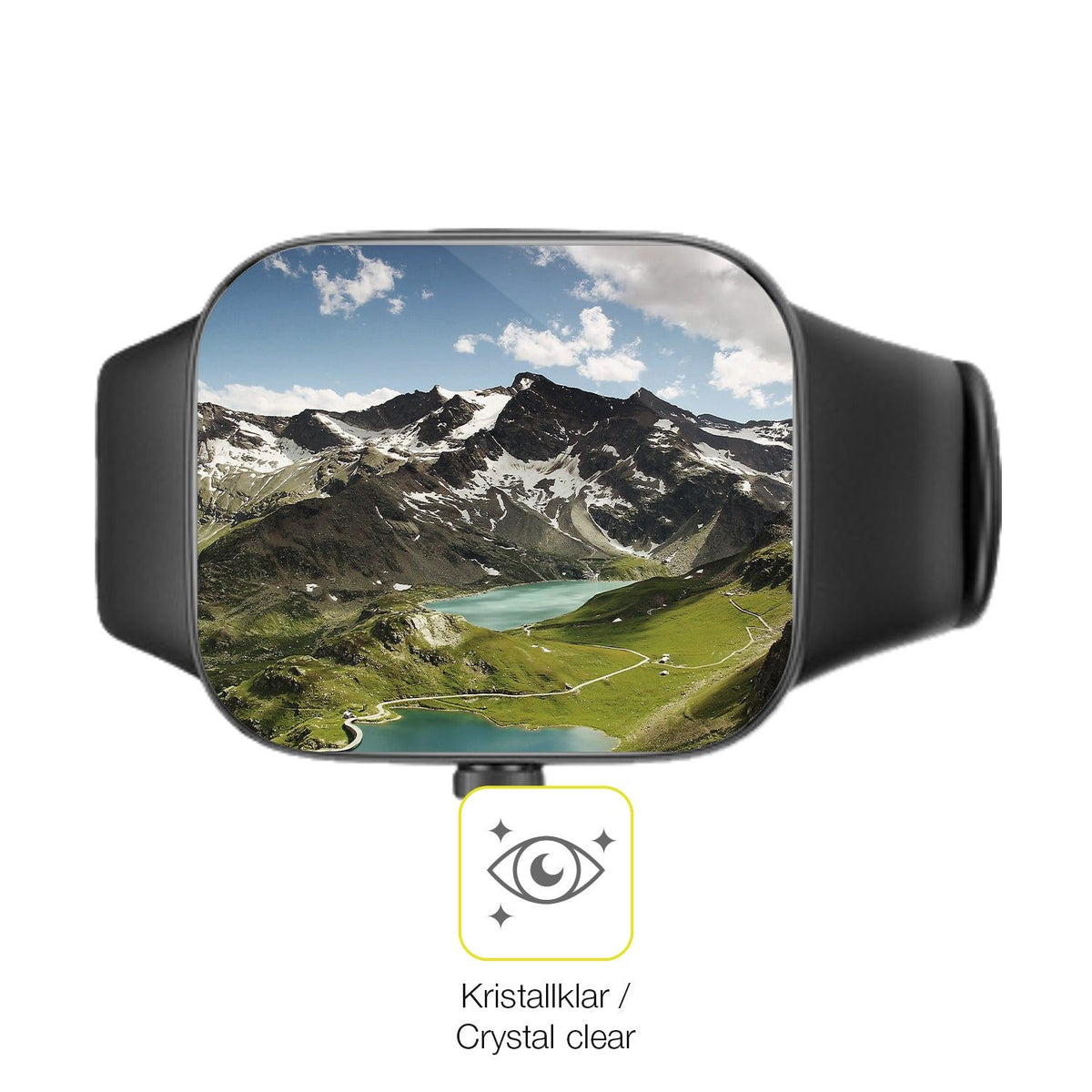 2x 3D Full Cover Schutzfolie für TOZO S7 1.85 Zoll