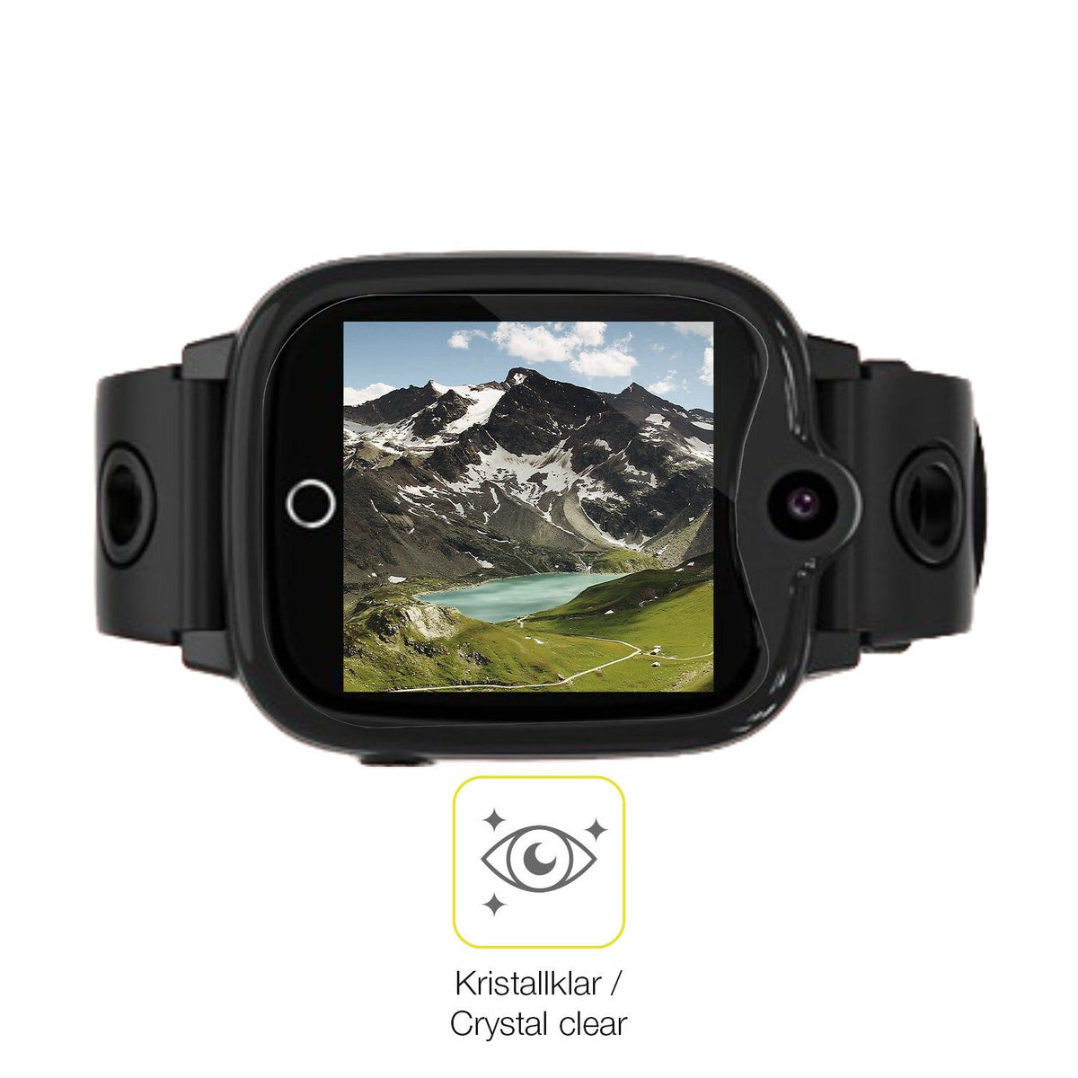 2x 3D Full Cover Schutzfolie für jiangshu Smartwatch Kinder 4G