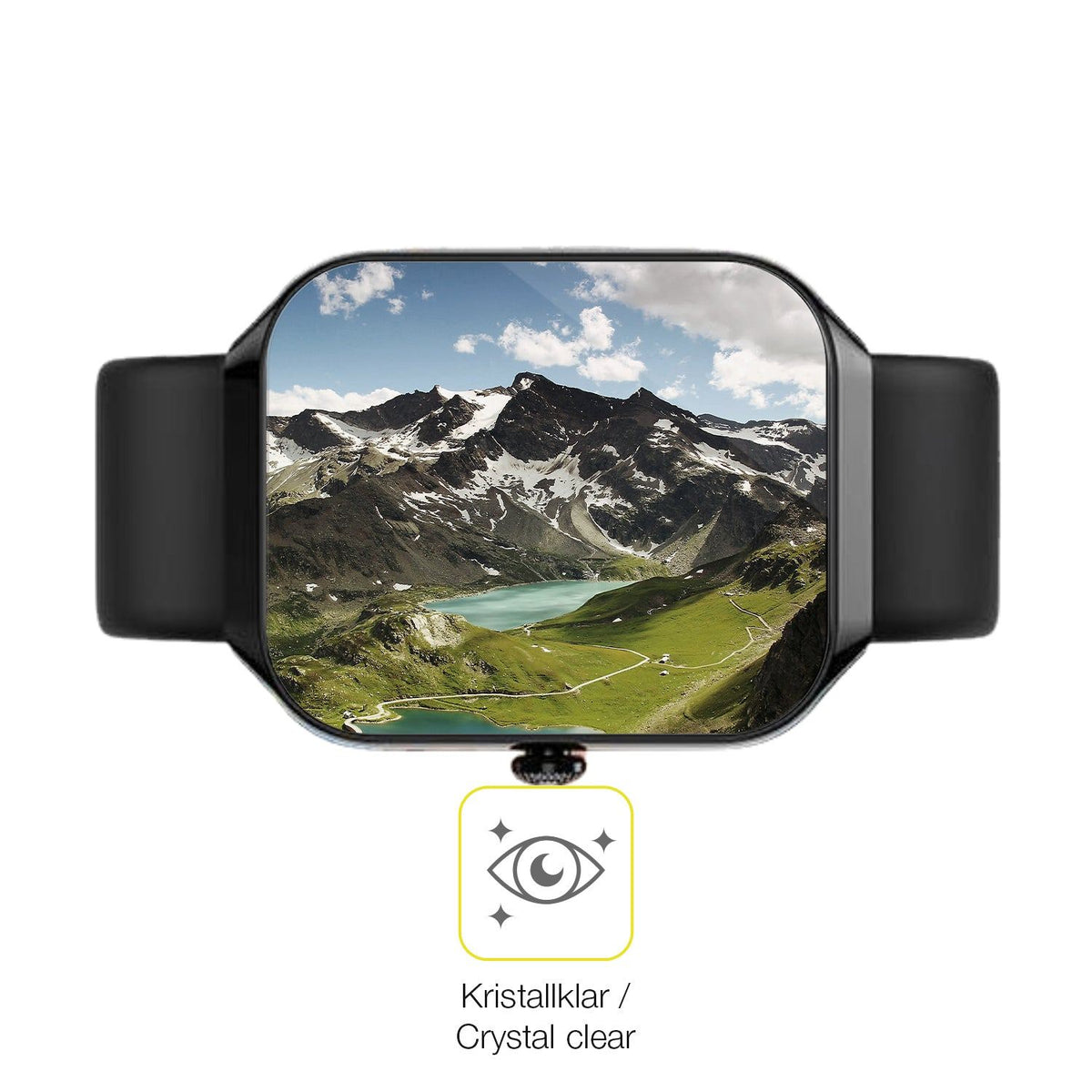 2x 3D Full Cover Schutzfolie für EMAVO SMW5 1.96 Zoll