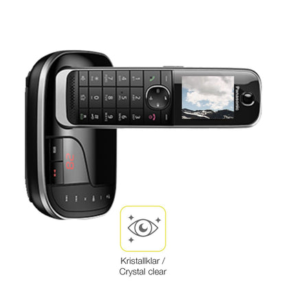 2x 3D Full Cover Schutzfolie für Panasonic KX-TGJ320