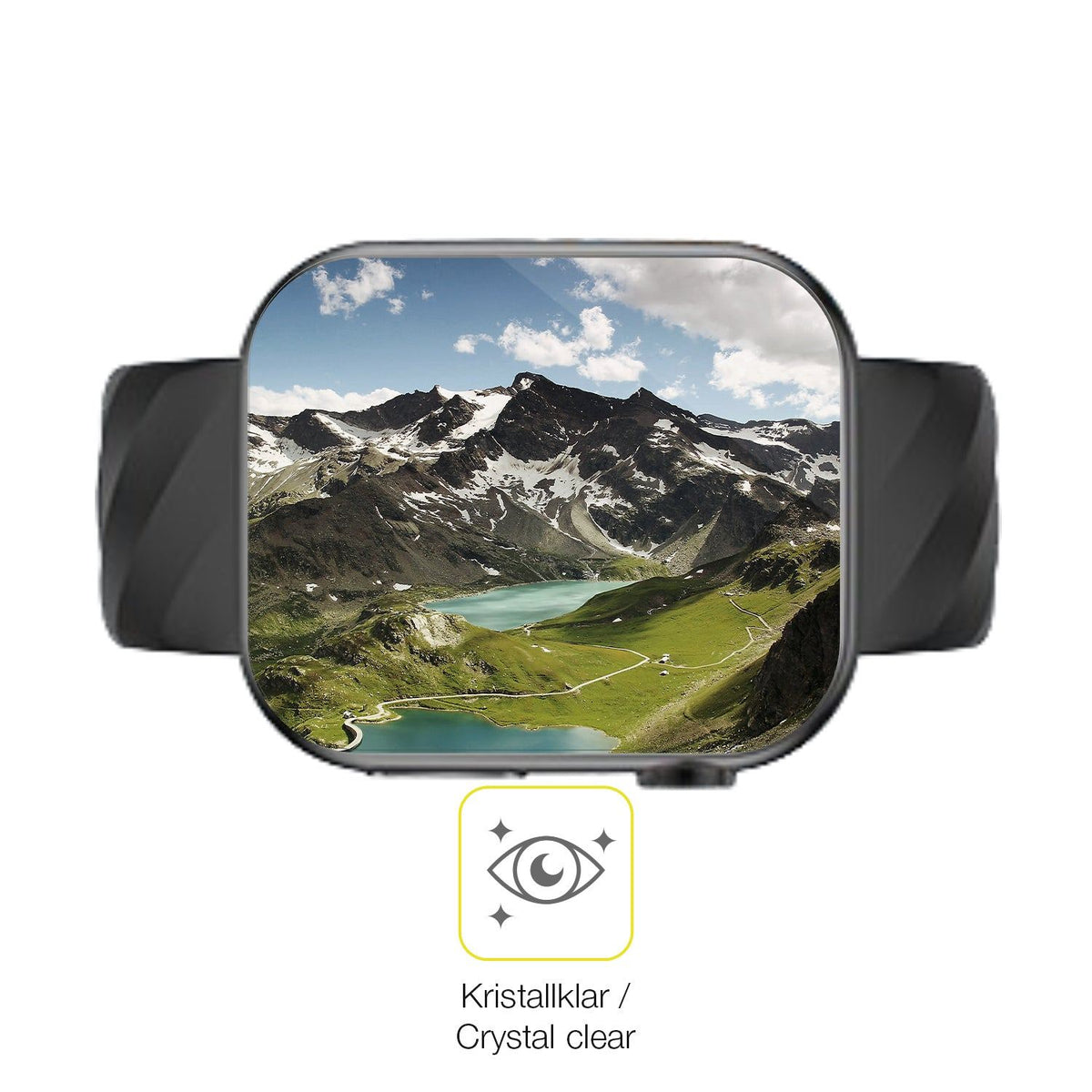 2x 3D Full Cover Schutzfolie für Lgnitek MT500 1.97 Zoll