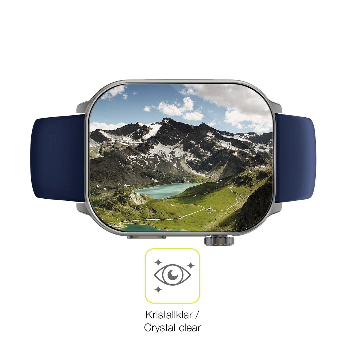 2x 3D Full Cover Schutzfolie für GARD PRO Health Smartwatch 3 41mm