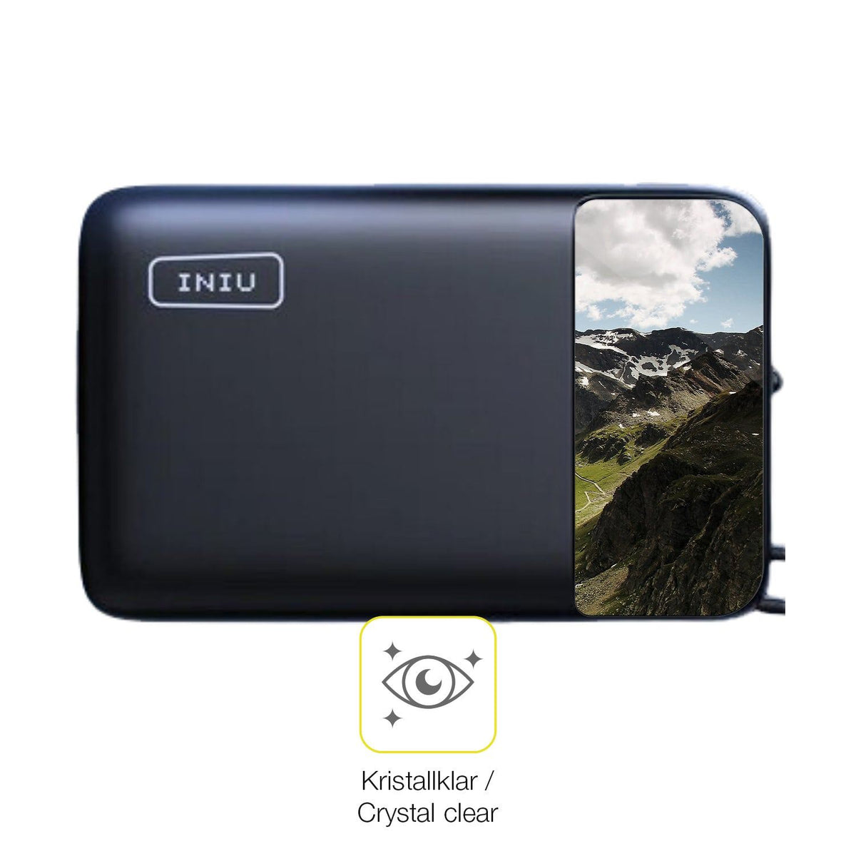 2x 3D Full Cover Schutzfolie für INIU Carry P51-E2