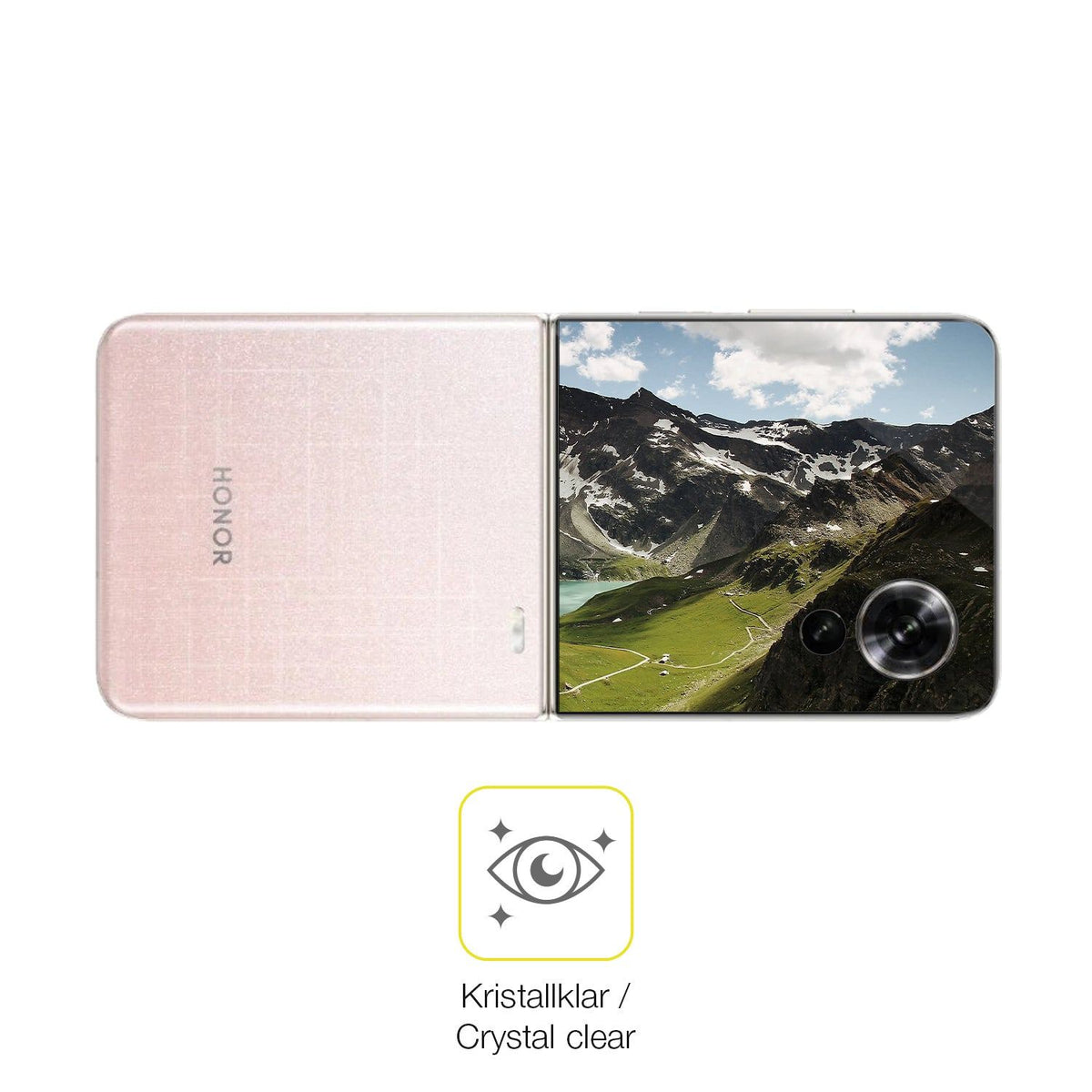 2x 3D Full Cover Schutzfolie für Honor Magic V Flip2 Aussenseite