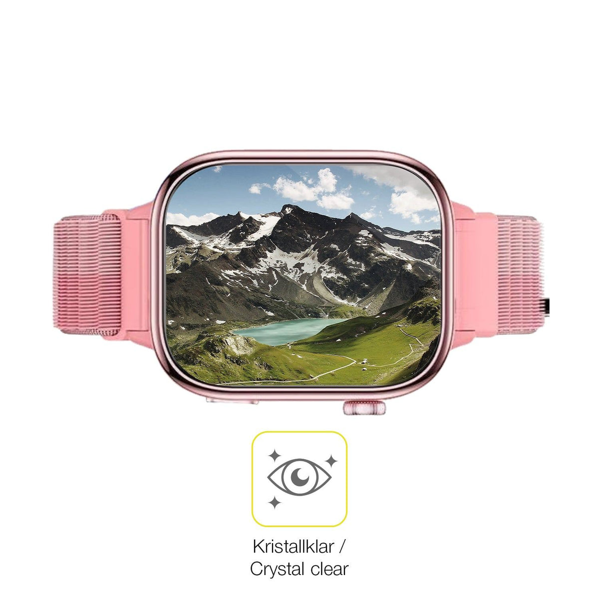 2x 3D Full Cover Schutzfolie für JoJoego Smartwatch Kinder