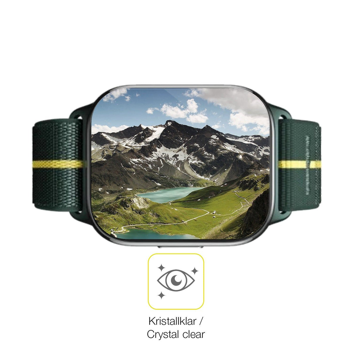 2x 3D Full Cover Schutzfolie für Motorola Moto Watch Fit 1.9 Zoll