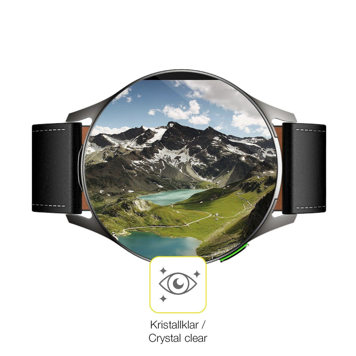 2x 3D Full Cover Schutzfolie für Infinix XWatch Pods