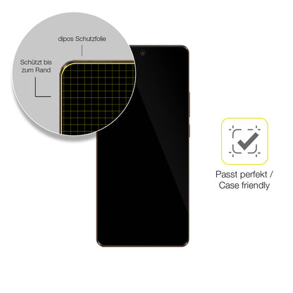 2x 3D Full Cover Schutzfolie für Realme GT5 Pro
