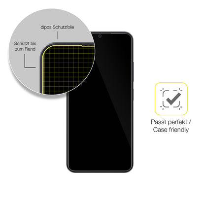 2x 3D Full Cover Schutzfolie für ZTE Blade A54 4G