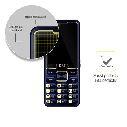 2x 3D Full Cover Schutzfolie für I Kall K20 Pro