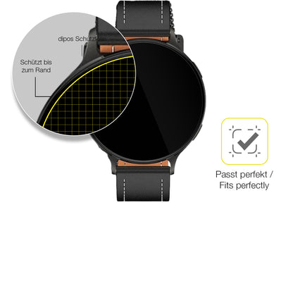 2x 3D Full Cover Schutzfolie für Pireware Nano Smartwatch